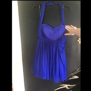 Short Dark Blue Homecoming dress